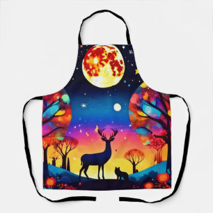 Forest Night Glow Apron