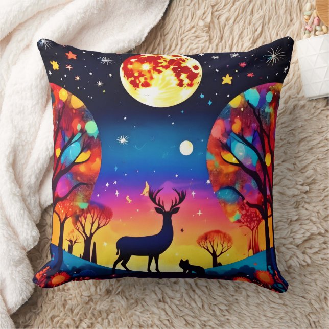 Forest Night Glow Cushion (Blanket)