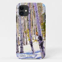 Forest of Aspen Trees