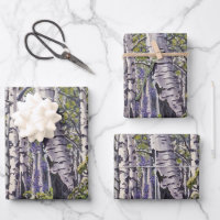 Forest of Aspen Trees