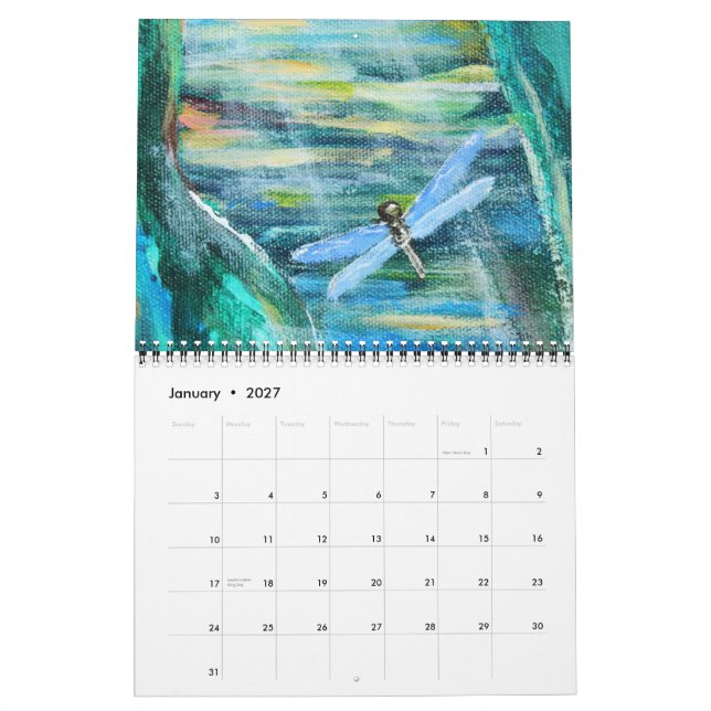 Forest of Life  Calender Calendar (Jan 2027)