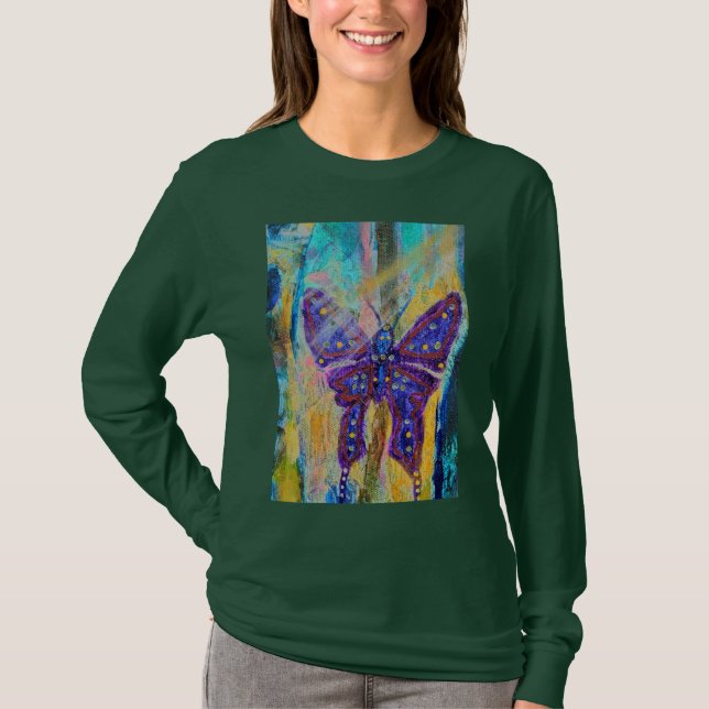 Forest of Life Chrissy's Butterfly T Shirt (Front)