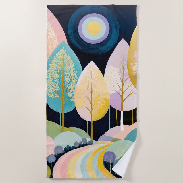 Forest of Lumina Beach Towel (Front)
