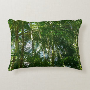 Forest of Palm Trees Tropical Nature Decorative Cushion