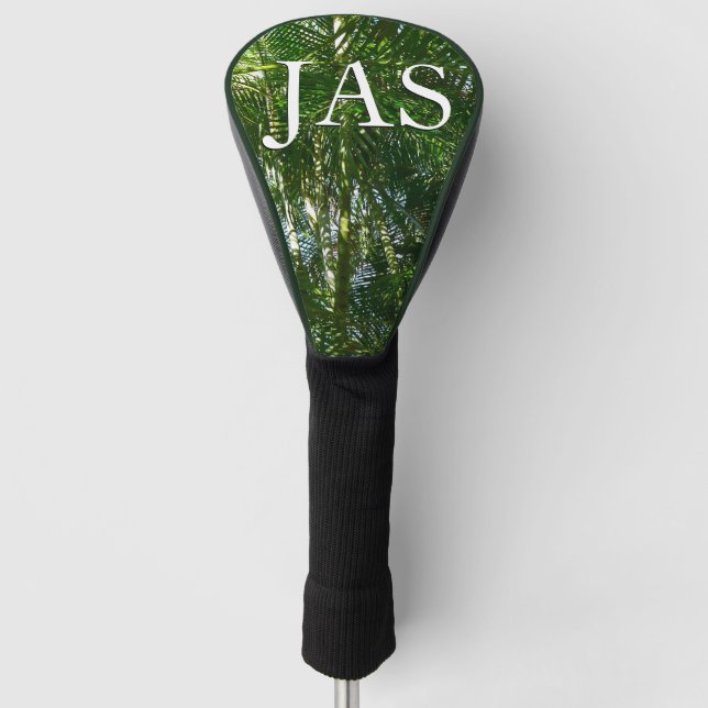 Forest of Palm Trees Tropical Nature Golf Head Cover (Front)