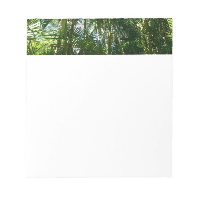 Forest of Palm Trees Tropical Nature Notepad (Front)