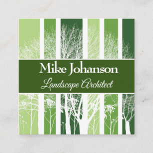 Forest of Tree's Square Business Card
