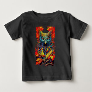 Forest Owl Illustration T-Shirt Hoodie