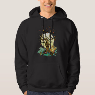 Forest Owl Wild Fox Butterfly Flowers Of Nat Hoodie