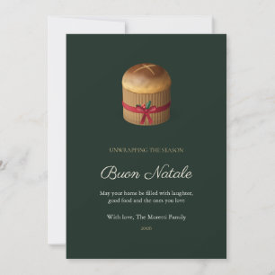 Forest Panettone Family Christmas Card