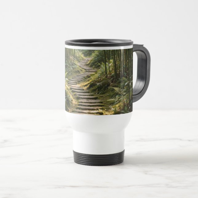 Forest Path Adventure Travel Mug (Front Right)