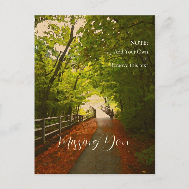 FOREST PATH Fall 07 - Post Card (Front)