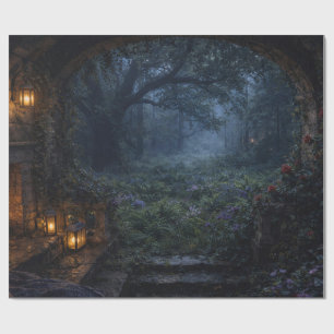 Forest Patio Wrapping Paper