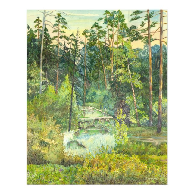 forest photo print (Front)