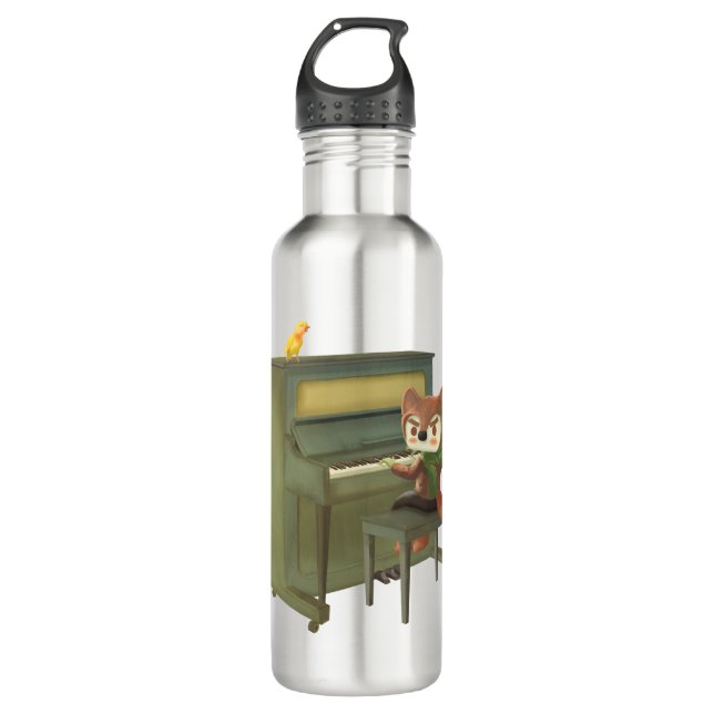 Forest Piano 710 Ml Water Bottle (Front)