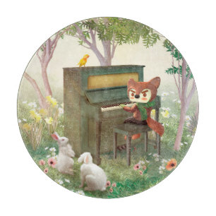 Forest Piano Concert Cutting Board