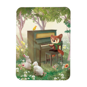 Forest Piano Concert Magnet