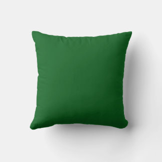 Forest Pine Green Solid Colour Cushion