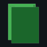 Forest Pine Green Solid Colour Postcard<br><div class="desc">Postcard Greeting Note Card printed with Forest Pine Green Solid Colour graphic art design illustration and select products collection by TheFabricSeal print on demand shop at Zazzle.com #ZazzleMade https://www.zazzle.com/store/thefabricseal TheFabricSeal©️Original. Forest green is a gorgeous, rich, dark hue and earthy shade of green that is often associated with the colour of...</div>