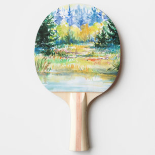 Forest Ping Pong Paddle