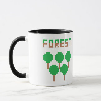 Forest Pixelated Mug