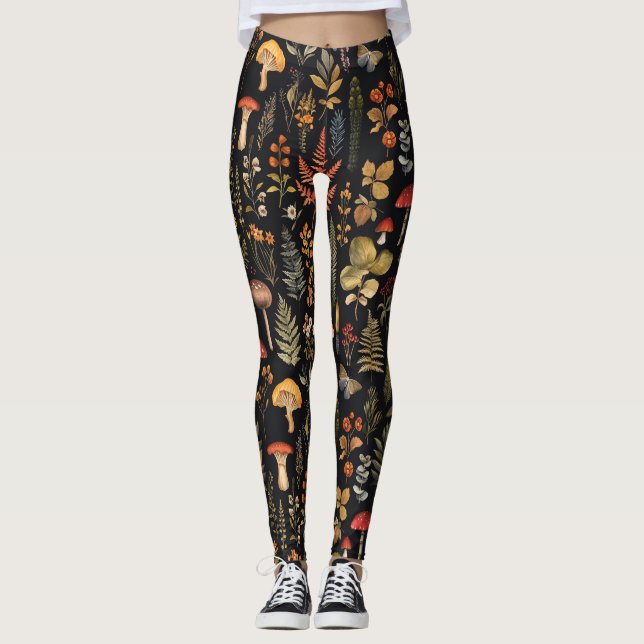 Forest plants leggings (Front)