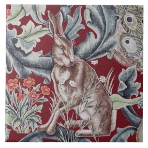 Forest Rabbit, William Morris Tile