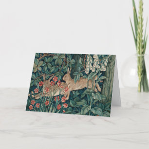 Forest Rabbits Tapestry Card