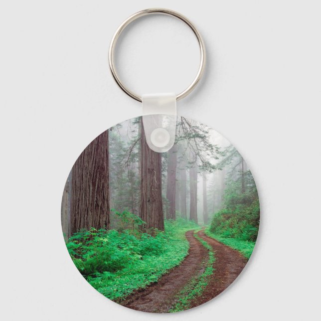 Forest Redwood Key Ring (Front)