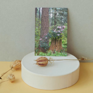 Forest Rhododendrons Floral Retirement Card