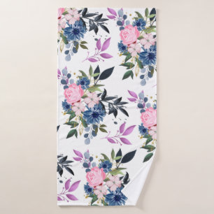 Forest roses bath towel