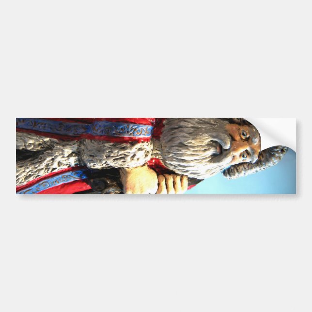 Forest Santa Bumper Sticker (Front)