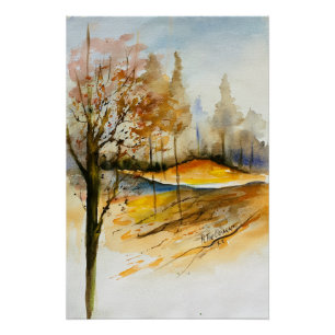 Forest Scene Poster