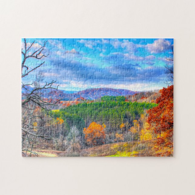 Forest Scene Wisconsin. Jigsaw Puzzle (Horizontal)