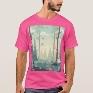 Forest Scene with Ghosts T-Shirt