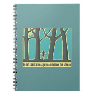 Forest Silence Spiral Notebook