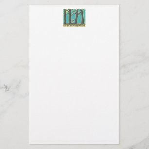 Forest Silence Stationery