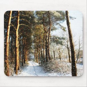Forest Snow Scene mpcn Mouse Pad