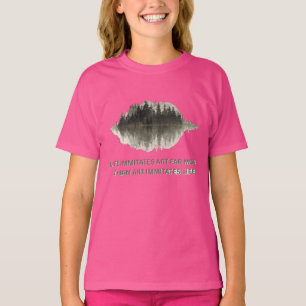 Forest Soundwave Art Quote Nature-Inspired Vibe T-Shirt