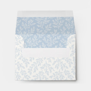 Forest Sprigs Dusty Blue - Neutral Envelope