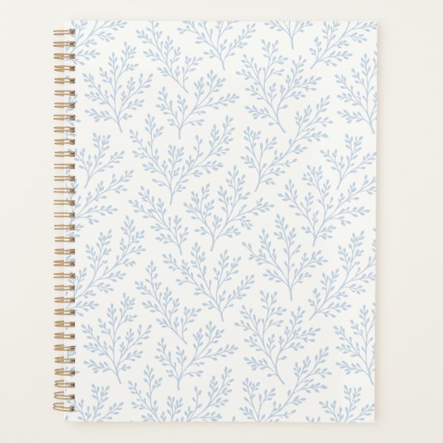 Forest Sprigs Dusty Blue - Neutral Planner (Front)