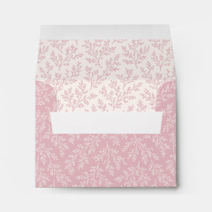 Forest Sprigs Neutral - Muted Rose Envelope