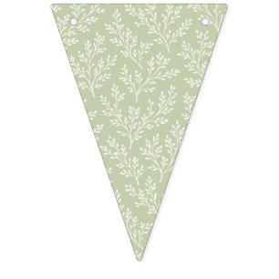 Forest Sprigs Neutral - Soft Olive Bunting