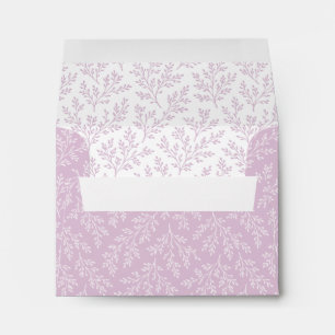 Forest Sprigs Neutral - Warm Lilac Envelope