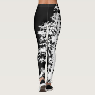 Forest Stag Deer Animal Nature Custom Back art Leggings
