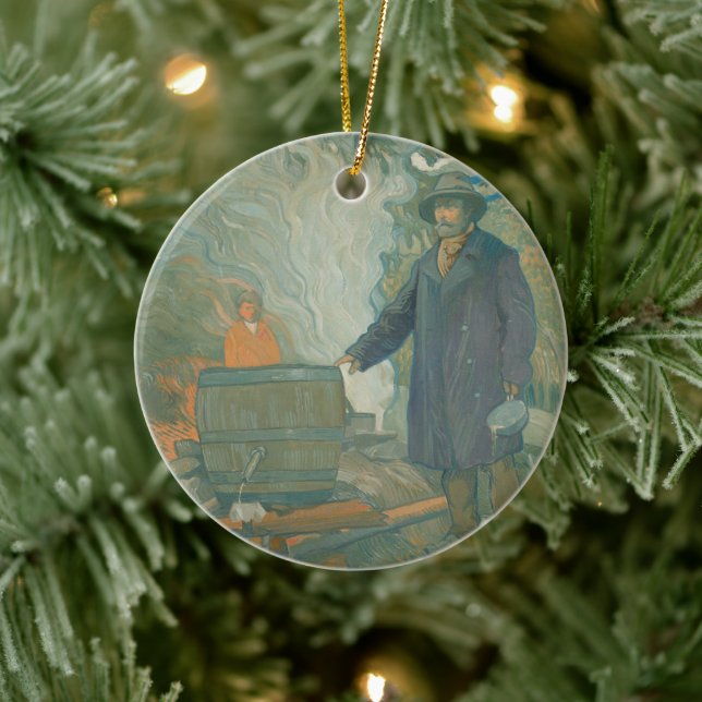 Forest Still Moonshiners White Lightning Liquor Ceramic Tree Decoration (Tree)