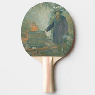 Forest Still Moonshiners White Lightning Liquor Ping Pong Paddle