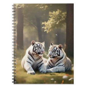 Forest Stillness – White Tigers Notebook