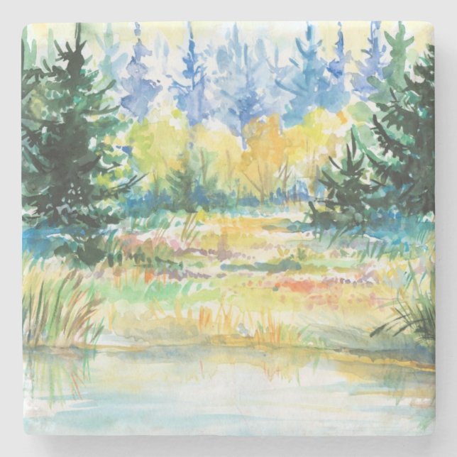 Forest Stone Coaster (Front)