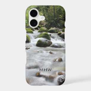 Forest Stream custom monogram phone cases